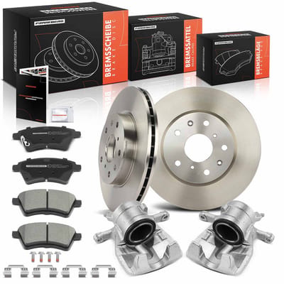 Frankberg 2x Remklauw+2x Remmen+4x Remblokken Voor voor Fiat