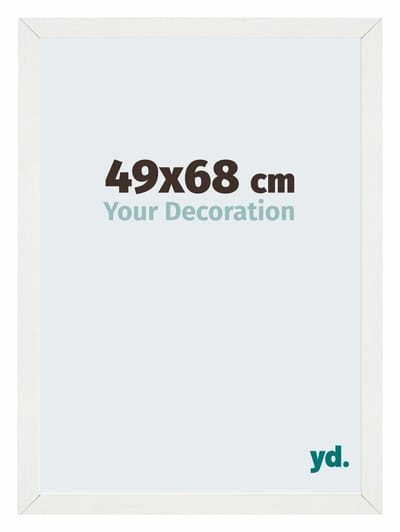 Your Decoration - Puzzellijst 49x68 cm - Wit Geveegd - Puzzellijst 500-1000 stukjes - MDF Fotolijst - Mura