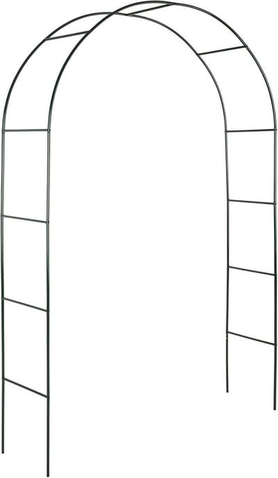 Rozenboog - Rankhulp - Tuin Decoratie - Stabiele Grondbevestiging - 240x140cm - Groen