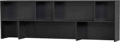 WOOOD New Gravure Opzetkast - Grenen - Zwart - 65x200x30