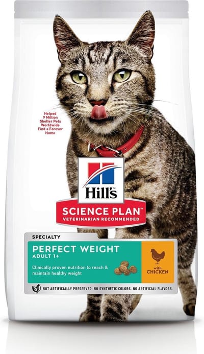 Hill's Science Plan Kattenvoer Adult Perfect Weight Kip 1,5 kg