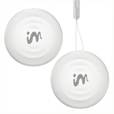 imoshion Mini Tag - Bluetooth Tracker Geschikt voor iOS Find My / Zoek Mijn - Tracker Hond / Kat - 2 pack - Wit