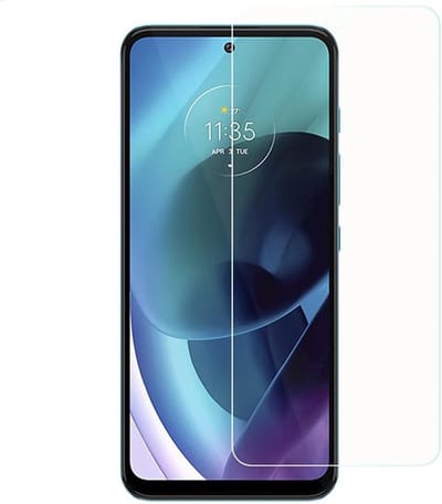 LuxeBass Screenprotector geschikt voor Motorola Moto G71 5G - Gehard Glas - glas scherm - bescherming