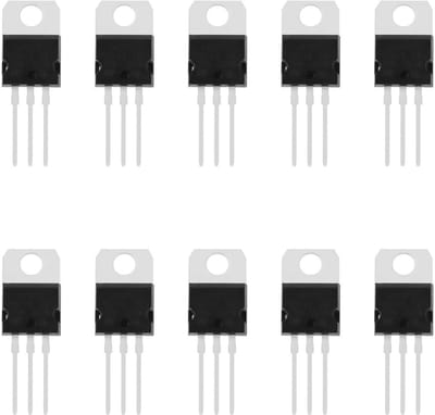 Dailygoody - 10 stks LM317 - Spanningsregelaar - Verstelbare voltage - TO-220 pakket - 1.5A - Geschikt voor elektronische projecten - 1.2-37V