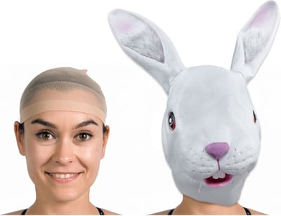 Smiffys Pruiken netje - 1x - haarnetje - voor hygiëne - comfort - carnaval - verkleden