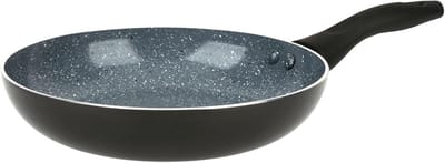 Aluminium Pan - Koekenpan Keramisch - Vetarm Koken - Snelle Warmteverdeling - Ø 28 cm - Lichtgrijs