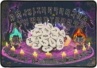 Divinatie Bord - Wichelroede Mat - Spirituele Oefeningen - Rubberen Basis - 27x38 cm - Niet gespecificeerd