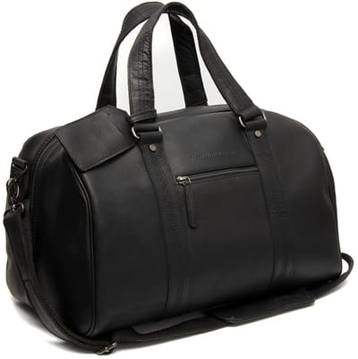 The Chesterfield Brand Volenza Waxed Pull Up Weekendtas - Reistas - Zwart