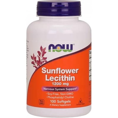 Now Foods Sunflower Lecithin 1200mg (200 softgels) Unflavoured - Vitaminen, mineralen & gezondheid - Vitaminen & Mineralen Complex