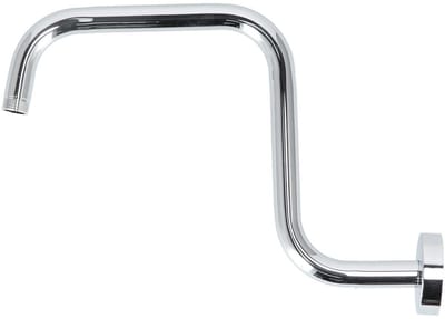 Dailygoods- Douchearm 33cm - S-Vorm - RVS Douchekop Verlengarm - Zwanenhals - Beugel - Hoogwaardig Materiaal - Douchekopverlengarm