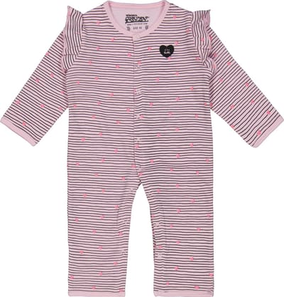 4PRESIDENT Romper - Stripe AOP Pink - Maat 50 - Rompertjes baby