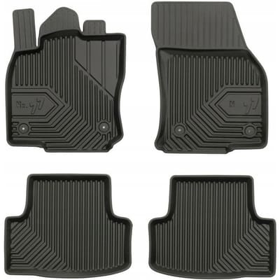 Frogum No.77 Automatenset - Geschikt voor SEAT Ateca (vanaf 2016) - 4-delig - Perfecte Pasvorm - TPE Rubber - Hoge Rand 4cm - Geurloos - Zwart