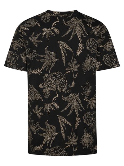 Petrol Industries - Jongens T-shirt met all-over print Agave - Zwart - Maat 104