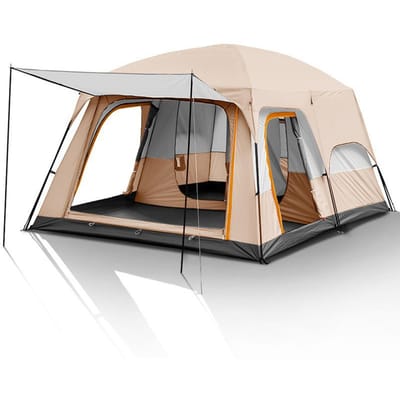 Draagbare tent voor buiten, geschikt voor kamperen, zonwering, vissen, wandelen en andere activiteiten.