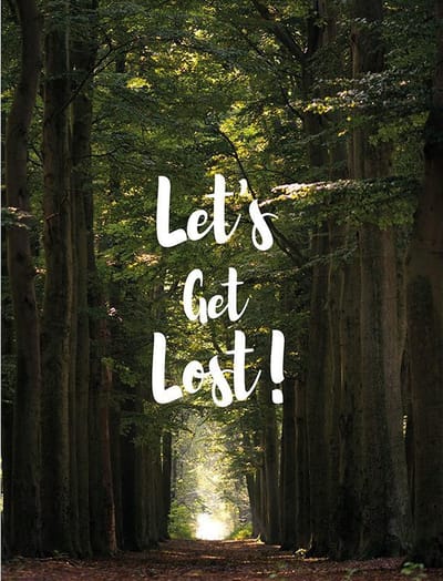 Let’s Get Lost print Poster - 30x40cm – WALLLL
