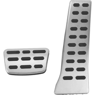 Gas Rem Accelerator Pedaal Cover Roestvrij Staal Anti-Slip Voetpedaal Pads Vervanging voor Hyundai gray