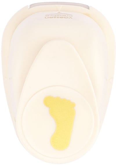 Vaessen Creative Pons - Figuurpons - Voet - 1,4 x 2,4 cm
