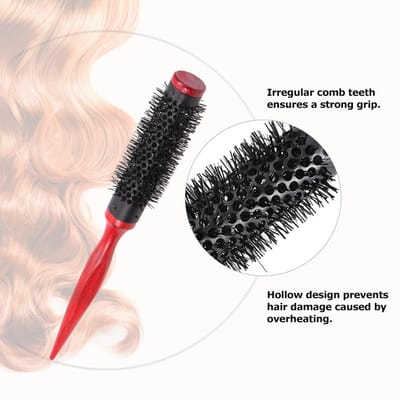 15mm Haar Ronde Borstel Quiff Roller Kam voor DIY Kapsel Salon Kapsalon Ronde Haarborstel Nylon Kam Type 3