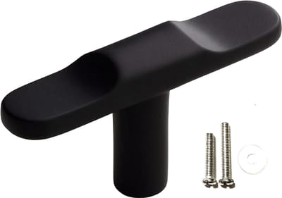 Nieuw Design Kastknop zwart T - Kastknoppen zwart - Deurknopjes zwart voor kast - T - Deurknop zwart - Handgreep zwart - Meubelknop zwart - Deurknopjes zwart - Deurknoppen zwart - Ladeknoppen voor deurtjes - inclusief schroeven