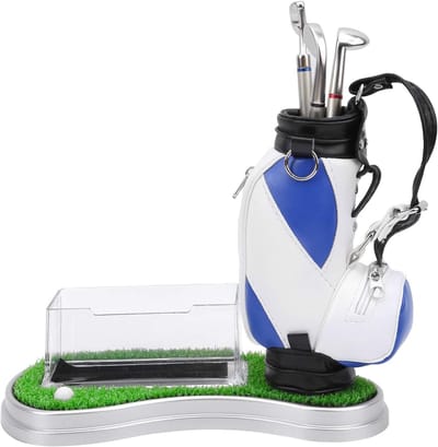 Persoonlijke golf penhouder set als cadeau voor golfers, golf souvenirs en toernooien, unieke golfherinneringen