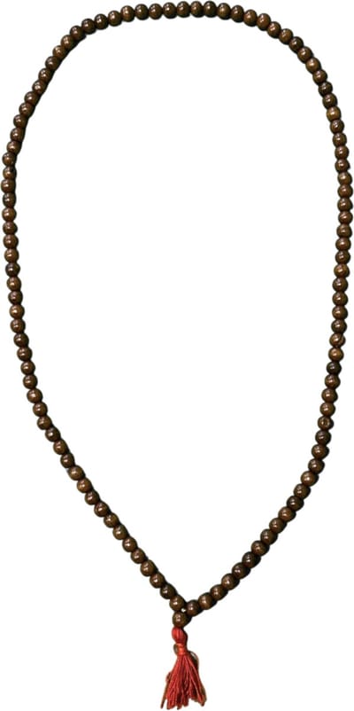 Mala hout bruin rode kwast 45 cm
