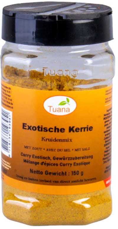 Tuana Kruiden - Kerrie Exotisch Kruidenmix 150g - Tuanashop - MP-K-0062