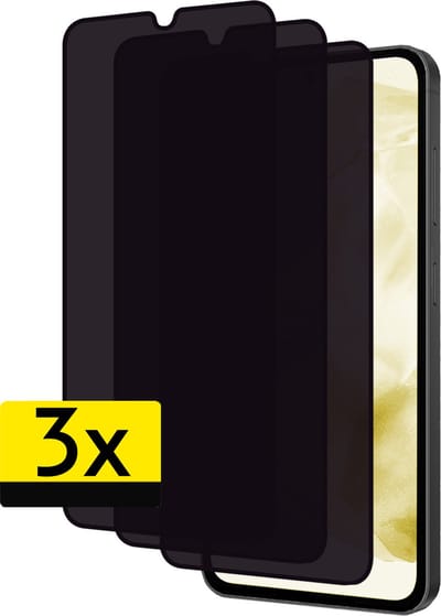 Screenprotector - Geschikt voor Samsung Galaxy A35 - 3 Stuks - Privacy Filter - Beschermglas - Gehard Glas - Tempered Glass - Screen Protector