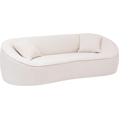 Eazy Living Bouclé 3-zitsbank Odil Wit