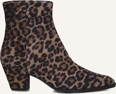 Unisa Lanza Enkellaarsjes - Enkelboots met rits - Dames - Bruin - Maat 42
