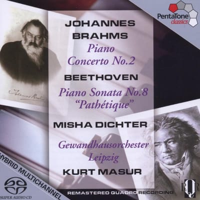 Kurt Masur, Misha Dichter - Brahms: Piano Concerto No.2 & Beethoven: Piano Sonata "Pathétique" (SACD)