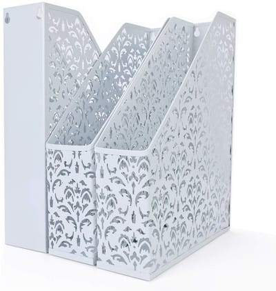 Dailygoods- Bestandshouder A4 - Metalen Documenthouder - Tijdschriftenhouder - Papier Organisator - Archiveringsrek - Duurzaam en Stijlvol