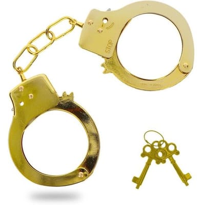 TOYJOY - Metal Handcuffs - Bondage / SM Cuffs Goud