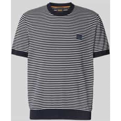 T-shirt met labelbadge, model 'Kanache'