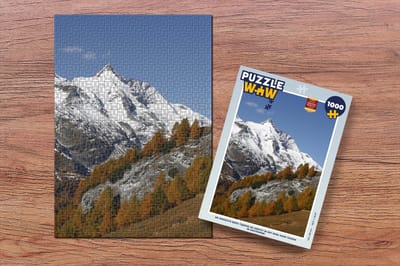 Puzzel De hoogste berg tijdens de herfst in het Park Hohe Tauern in Oostenrijk - Legpuzzel - Puzzel 1000 stukjes volwassenen