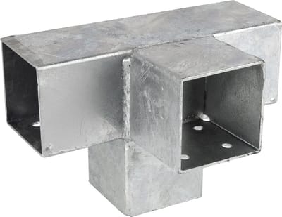 Wovar Pergola Hoekverbinding met Verlenging voor 7 x 7 cm palen Kubus model | Per stuk