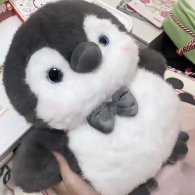Schattig Dikke Pinguïn Pluche Speelgoed 25/35CM Knuffeldieren Pinguïn Zachte Pop Kinderspeelgoed Verjaardag Kerstcadeau Valentijnscadeaus 35CM