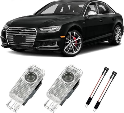 Universele LED Deurlogo Projector voor Auto - 2 Stuks Instapverlichting