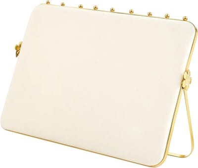Sieraden Display Stand - Hanger Kettingen - Elegante Presentatie - Voorkomt Klitten - 35 x 25 cm - Beige Grijs