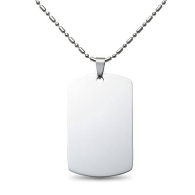 Lovelockers® - Dogtag - Hanger met Ketting - Edelstaal