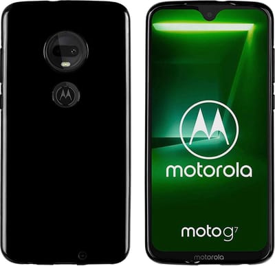Pearlycase Zwart TPU Siliconen case hoesje Geschikt voor Motorola Moto G7