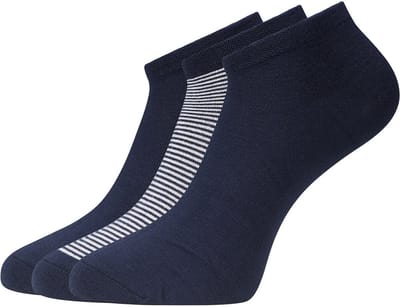 Bamboo Basics Sneakersokken Dani - 3-pack - Maat 47-50 - Bamboe Navy Sokken - Onzichtbare Sokken
