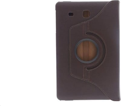 Samsung Galaxy Tab E - T560 - 9.6 inch -  Draaibare tablethoes Bruin voor bescherming van tablet (T560)