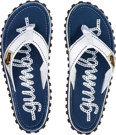 Gumbies - Teenslippers Dames - Rope Nautical - Blauw/wit - Maat 37