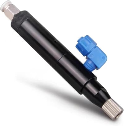 Klep voor Lijm - Dispenser Tool - Precisie Lijmdosering - Hoge Viscositeit Compatibel - 1/8 NTP Ingang - Zilver