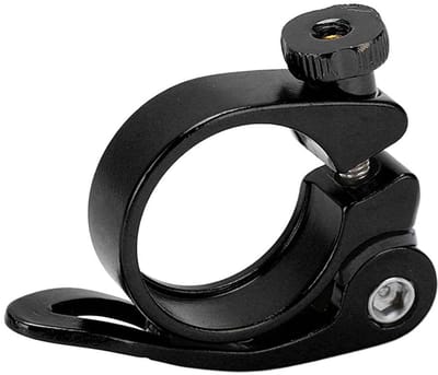 Zadelpenklem Racefiets - Zadelklem Quick Release - Fietszadel Verstellen - Snelsluiting Ontwerp - 318 mm - Zwart