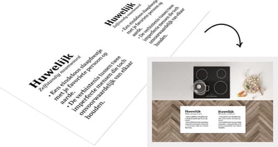 Keukenloper - Loper keuken - Trouwen - 'Huwelijk' - Spreuken - Quotes - 120x50 cm - Keukenloper vinyl