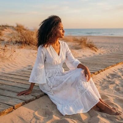 Lange Jurk Isla Bonita By Sigris Lange Midi-Jurk