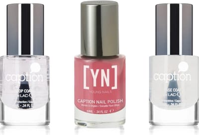 Caption TopCoat Glanz + Caption Basecoat + Caption'She is a Pistol' Nagellak