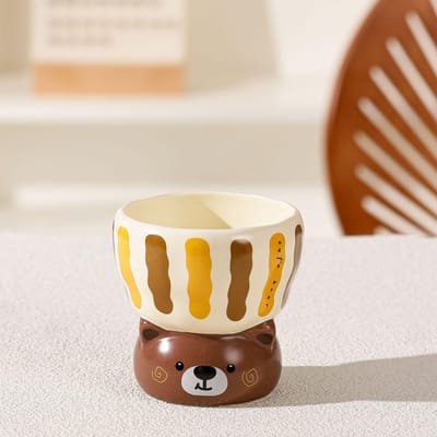 Creatieve Casual Kop Niche Schattige Dier Keramische Kop Stel Waterbeker Kantoor Thuis Mok Souvenir Cadeau 301-400ml