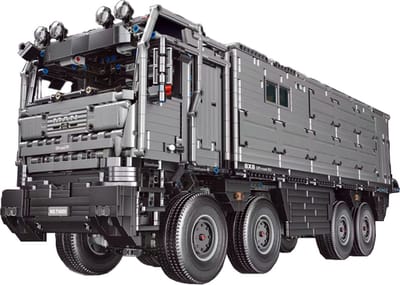 TGL T4009 - MAN Camper 8x8 - Bouwset - 6068 onderdelen - Luxe Expeditie Camper High-Tech Man Rv Off-Road Bouwset - XXL - STEM